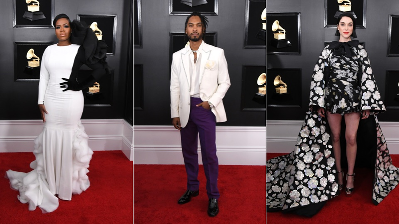 Illustration for article titled All the Furs, Sequins, and Chic Louche On the 61st Grammys Red Carpet